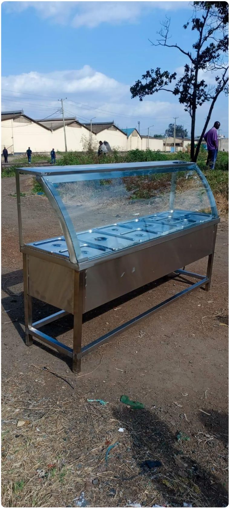 Curved Glass Bain Marie